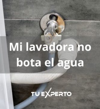 Mi lavadora No bota Agua