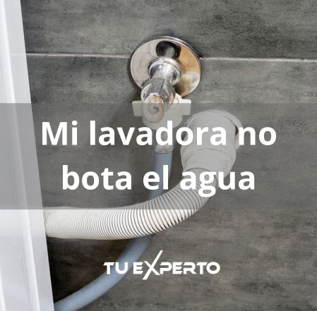 Mi lavadora No bota Agua