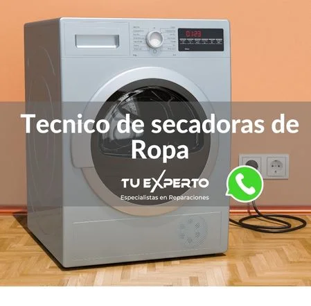Técnico de secadora de ropa a domicilio